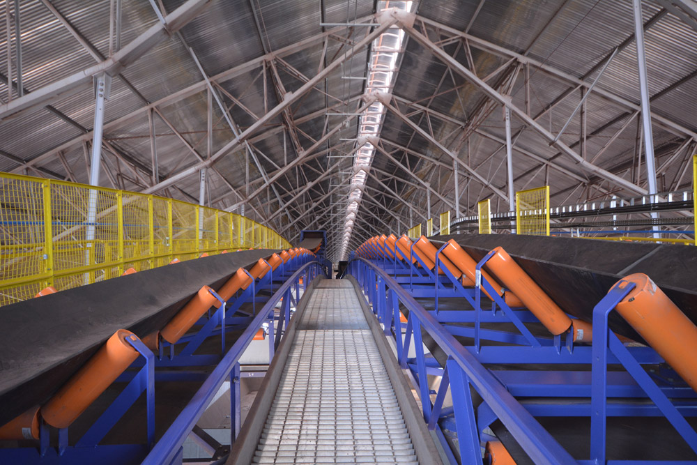 Grain Terminal Internal View